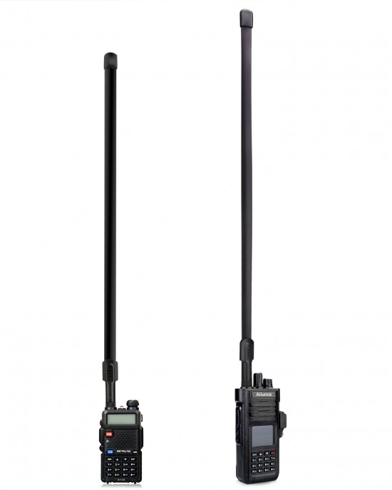 Retevis HA05 Black High Gain UV Band Handheld Antenna with SMA F Connector Retevis HA05 Black High Gain UV Band Handheld Antenna with SMA F Connector