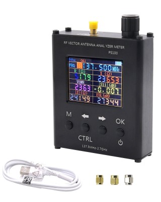 PS100 Antenna Analyzer Standing Wave Meter 137 5MHz  2 7GHz UV RF