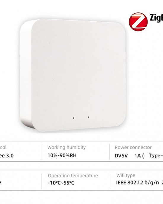 TYZG1 Tuya Smart Home Zigbe Bridge Gateway Hub bluetooth Mesh Zigbe Wireless Bridge Smart Life Remote Control with Alexa Google Home TYZG1 Tuya Smart Home Zigbe Bridge Gateway Hub bluetooth Mesh Zigbe Wireless Bridge Smart Life Remote Control with Alexa Google Home