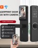 WAFU Tuya WiFi Smart Fingerprint Doorlock with Camera Password Key IC Card APP Unlock Electronic Home Door Lock Built in 3 5inch HD Screen Visual for Home Security Safety WAFU Tuya WiFi Smart Fingerprint Doorlock with Camera Password Key IC Card APP Unlock Electronic Home Door Lock Built in 3 5inch HD Screen Visual for Home Security Safety