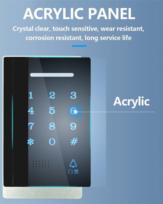 NB08 Security Door Access Control Keypad 1000 User Capacity Support Door Lock Keypad Controller Keyless Entry Pad NB08 Security Door Access Control Keypad 1000 User Capacity Support Door Lock Keypad Controller Keyless Entry Pad