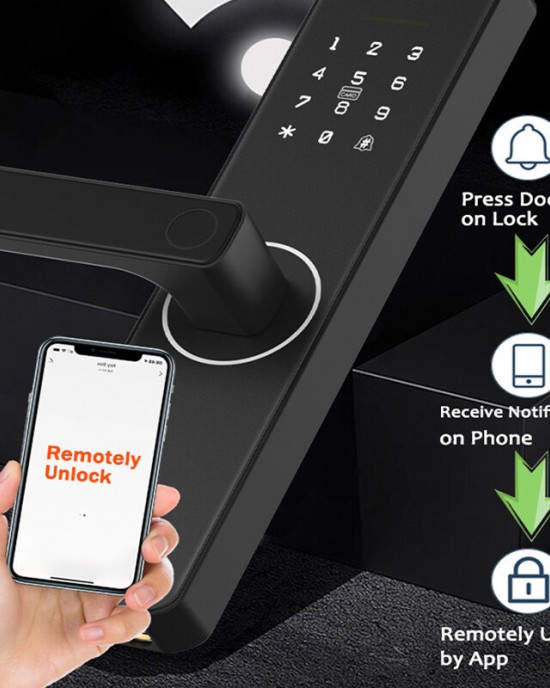 WAFU Tuya WiFi Smart Fingerprint Doorlock with Camera Password Key IC Card APP Unlock Electronic Home Door Lock Built in 3 5inch HD Screen Visual for Home Security Safety WAFU Tuya WiFi Smart Fingerprint Doorlock with Camera Password Key IC Card APP Unlock Electronic Home Door Lock Built in 3 5inch HD Screen Visual for Home Security Safety