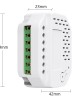 Tuya WiFi Zigbee Smart Light Switch 2 Gang Automation DIY Interrupter 2 Ways Control Voice Control Work with Alexa Google Assistant HomeKit Tuya WiFi Zigbee Smart Light Switch 2 Gang Automation DIY Interrupter 2 Ways Control Voice Control Work with Alexa Google Assistant HomeKit