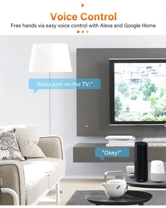 S06 Pro Tuya Smart IR Remote Control Built in Temperature and Humidity Sensor for Air Conditioner TV DVD AC Works with Alexa Google Home S06 Pro Tuya Smart IR Remote Control Built in Temperature and Humidity Sensor for Air Conditioner TV DVD AC Works with Alexa Google Home