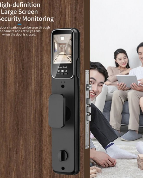 CS7 3D Face 30 300mm Lock Body Smart Door Lock Security Camera Monitor Lock Intelligent Fingerprint Password Biometric Electronic Key Unlock Doorlock CS7 3D Face 30 300mm Lock Body Smart Door Lock Security Camera Monitor Lock Intelligent Fingerprint Password Biometric Electronic Key Unlock Doorlock
