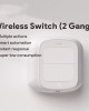 Tuya Smart WiFi Zigbee Switch Push Button Switch 2Gang 6 Scene Wireless Smart Home Remote Controller Automation Scenario Switch Tuya Smart WiFi Zigbee Switch Push Button Switch 2Gang 6 Scene Wireless Smart Home Remote Controller Automation Scenario Switch