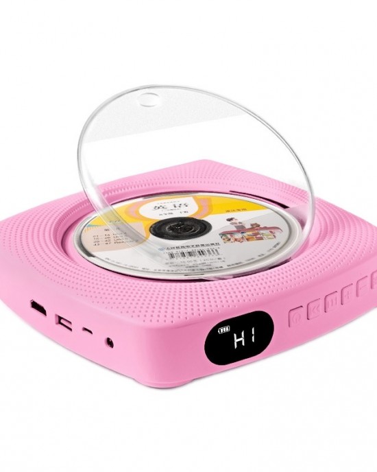 Kecag KC 609 Wall Mounted Home DVD Player Bluetooth CD Player DVD CD Connectable TV Plug In Version Pink Kecag KC 609 Wall Mounted Home DVD Player Bluetooth CD Player DVD CD Connectable TV Plug In Version Pink