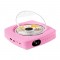 Kecag KC  609 Wall Mounted Home DVD Player Bluetooth CD Player  DVD CD Connectable TV   Plug  In Version  Pink