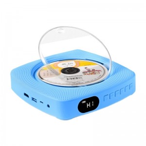 Kecag KC  609 Wall Mounted Home DVD Player Bluetooth CD Player  DVD CD Connectable TV   Plug  In Version  Blue