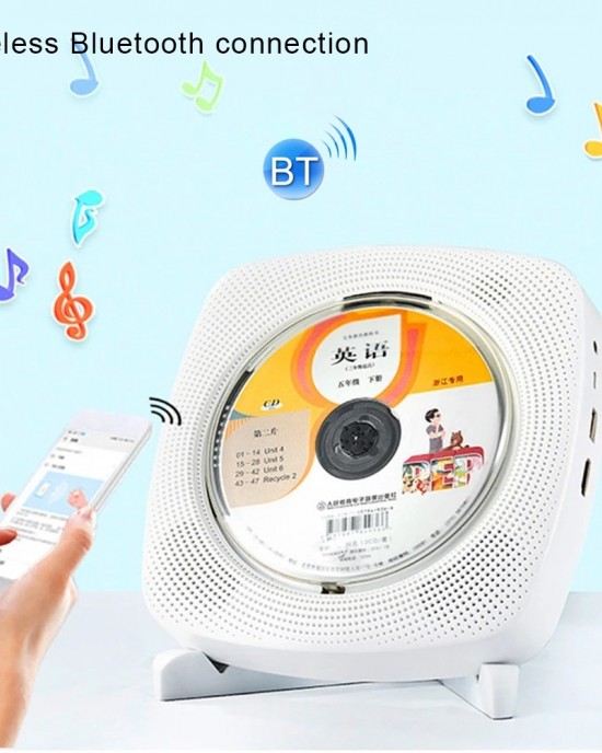 Kecag KC 609 Wall Mounted Home DVD Player Bluetooth CD Player DVD CD Connectable TV Charging Version White Kecag KC 609 Wall Mounted Home DVD Player Bluetooth CD Player DVD CD Connectable TV Charging Version White