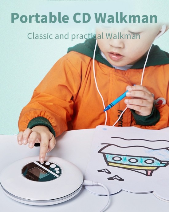 Kecag KC 706 Portable Walkman CD Player White Kecag KC 706 Portable Walkman CD Player White