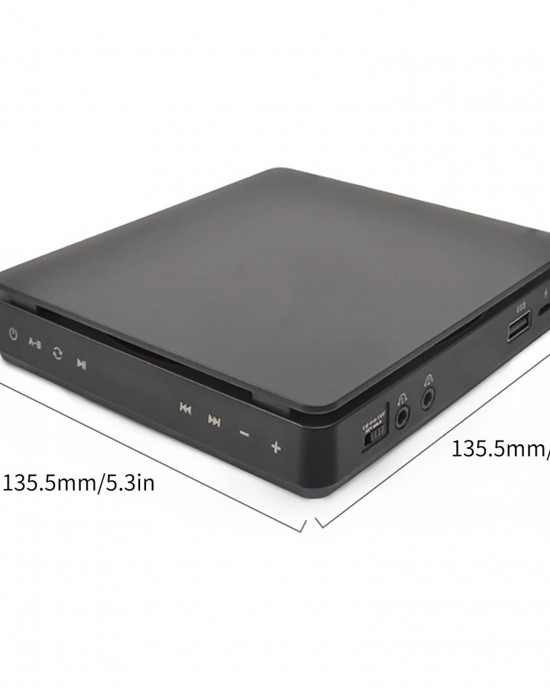 Kecag KC 708 Portable Retro Disc Album CD Player Black Kecag KC 708 Portable Retro Disc Album CD Player Black