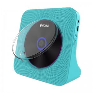 Kecag KC  806 2A Retro Bluetooth Music Disc Album CD Player  Plug  in Version  Blue