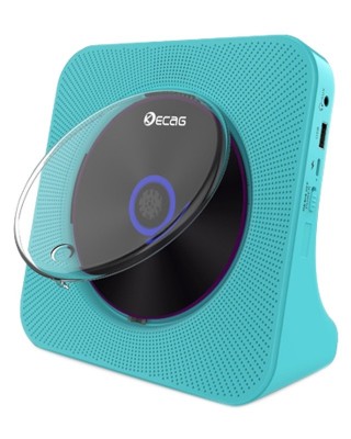Kecag KC  806 2A Retro Bluetooth Music Disc Album CD Player  Plug  in Version  Blue