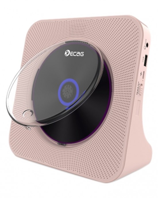 Kecag KC 806 2A Retro Bluetooth Music Disc Album CD Player Plug in Version Pink Kecag KC 806 2A Retro Bluetooth Music Disc Album CD Player Plug in Version Pink
