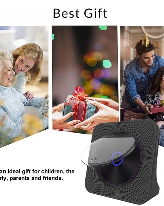 Kecag KC 806 2A Retro Bluetooth Music Disc Album CD Player Plug in Version Black Kecag KC 806 2A Retro Bluetooth Music Disc Album CD Player Plug in Version Black