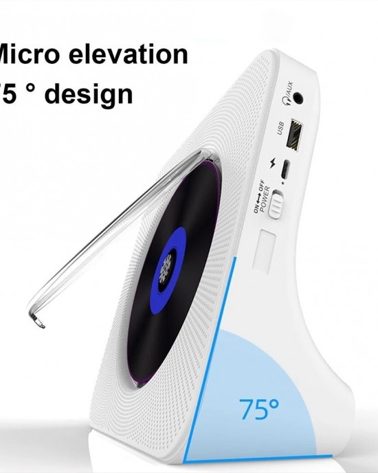 Kecag KC 806 2A Retro Bluetooth Music Disc Album CD Player Plug in Version White Kecag KC 806 2A Retro Bluetooth Music Disc Album CD Player Plug in Version White