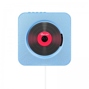 Kecag KC  808 6W Wall Mounted Bluetooth CD Player  Blue