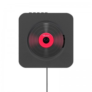 Kecag KC  808 6W Wall Mounted Bluetooth CD Player  Black