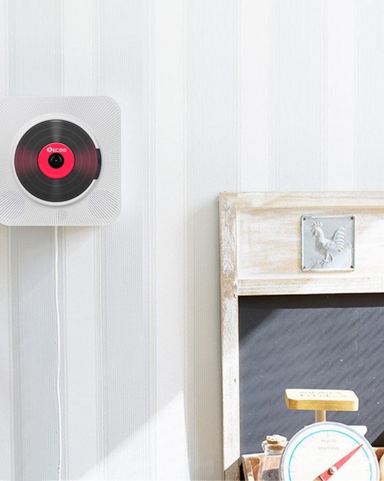 Kecag KC 808 6W Wall Mounted Bluetooth CD Player White Kecag KC 808 6W Wall Mounted Bluetooth CD Player White