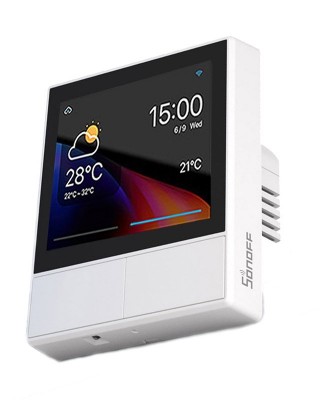 Sonoff NSPanel WiFi Smart Scene Switch Thermostat Temperature All  in  One Control Touch Screen  EU Plug  White