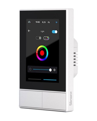 Sonoff NSPanel WiFi Smart Scene Switch Thermostat Temperature All  in  One Control Touch Screen  US Plug  White