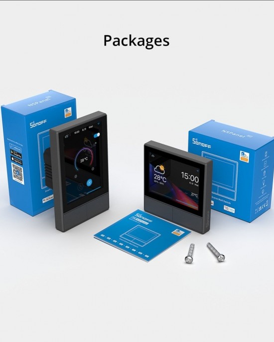 Sonoff NSPanel WiFi Smart Scene Switch Thermostat Temperature All in One Control Touch Screen US Plug White Sonoff NSPanel WiFi Smart Scene Switch Thermostat Temperature All in One Control Touch Screen US Plug White