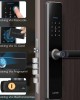 LOCSTAR Wifi Fingerprint Lock Home Security Door Password Lock Supports APP Remote Unlocking Space Gray LOCSTAR Wifi Fingerprint Lock Home Security Door Password Lock Supports APP Remote Unlocking Space Gray