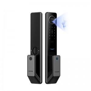 LOCSTAR T100A 3D Face Recognition Fingerprint Code Card Digital Door Lock  Space Gray