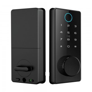LOCSTAR C87 Automatic Fingerprint Lock Entry Door Password Smart Lock  Black