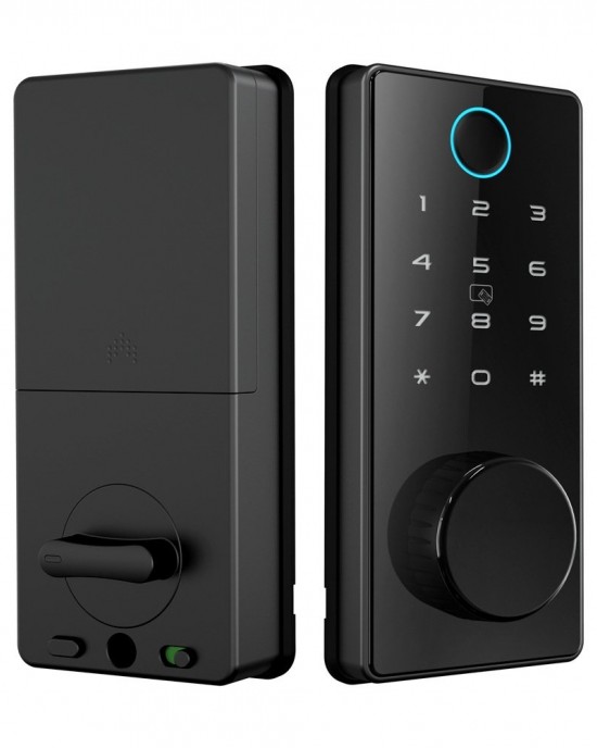 LOCSTAR C87 Automatic Fingerprint Lock Entry Door Password Smart Lock Black LOCSTAR C87 Automatic Fingerprint Lock Entry Door Password Smart Lock Black