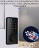 LOCSTAR C87 Automatic Fingerprint Lock Entry Door Password Smart Lock Black LOCSTAR C87 Automatic Fingerprint Lock Entry Door Password Smart Lock Black