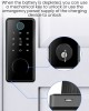 LOCSTAR C87 Automatic Fingerprint Lock Entry Door Password Smart Lock Black LOCSTAR C87 Automatic Fingerprint Lock Entry Door Password Smart Lock Black