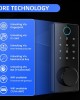 LOCSTAR C87 Automatic Fingerprint Lock Entry Door Password Smart Lock Black LOCSTAR C87 Automatic Fingerprint Lock Entry Door Password Smart Lock Black