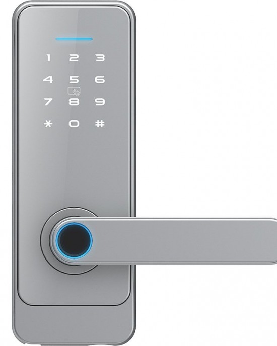 LOCSTAR C89 Smart Fingerprint Password Lock Home Indoor Door TUYA System Lock Silver LOCSTAR C89 Smart Fingerprint Password Lock Home Indoor Door TUYA System Lock Silver