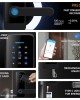 LOCSTAR C89 Smart Fingerprint Password Lock Home Indoor Door TUYA System Lock Black LOCSTAR C89 Smart Fingerprint Password Lock Home Indoor Door TUYA System Lock Black