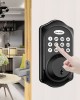 LOCSTAR C88 Bluetooth Remote Tuya Automatic Smart Electronic Password Door Lock Black LOCSTAR C88 Bluetooth Remote Tuya Automatic Smart Electronic Password Door Lock Black