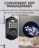 LOCSTAR C88 Bluetooth Remote Tuya Automatic Smart Electronic Password Door Lock Black LOCSTAR C88 Bluetooth Remote Tuya Automatic Smart Electronic Password Door Lock Black