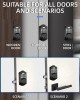 LOCSTAR C88 Bluetooth Remote Tuya Automatic Smart Electronic Password Door Lock Black LOCSTAR C88 Bluetooth Remote Tuya Automatic Smart Electronic Password Door Lock Black