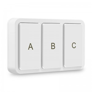 Zigbee Tuya Smart 3  key Situational Wireless Smart Switch  3 Road