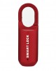 Smart USB Charging Bag Fingerprint Padlock Furniture Backpack Lock Red Smart USB Charging Bag Fingerprint Padlock Furniture Backpack Lock Red