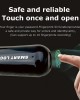 Smart USB Charging Bag Fingerprint Padlock Furniture Backpack Lock Black Smart USB Charging Bag Fingerprint Padlock Furniture Backpack Lock Black