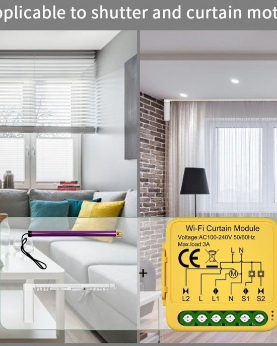 WiFi Graffiti Curtain Switch On Off Module WiFi Graffiti Curtain Switch On Off Module