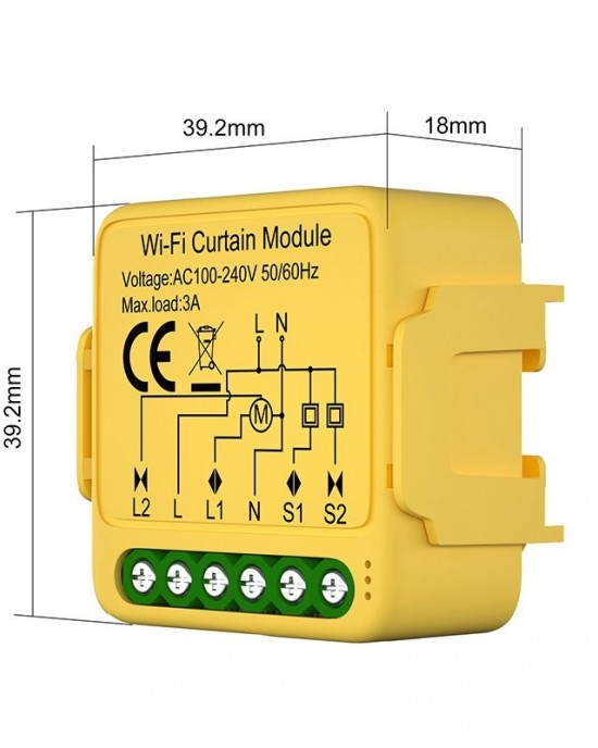 WiFi Graffiti Curtain Switch On Off Module WiFi Graffiti Curtain Switch On Off Module