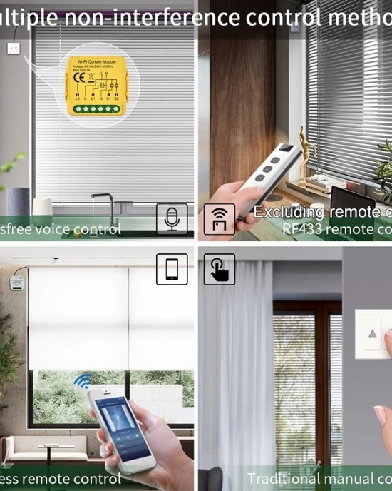 WiFi RF Graffiti Curtain Switch On Off Module WiFi RF Graffiti Curtain Switch On Off Module