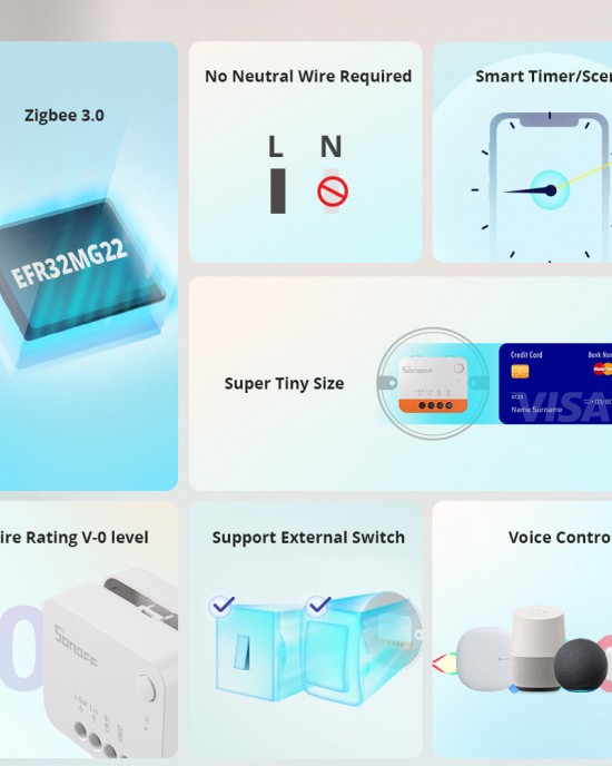 5Pcs Sonoff ZBMINI L2 Smart Zigbe3 0 Switch No Neutral Required Intelligent Two way Control Relay Module Timer Voice Control with Alexa Google Zigbe Hubs 5Pcs Sonoff ZBMINI L2 Smart Zigbe3 0 Switch No Neutral Required Intelligent Two way Control Relay Module Timer Voice Control with Alexa Google Zigbe Hubs