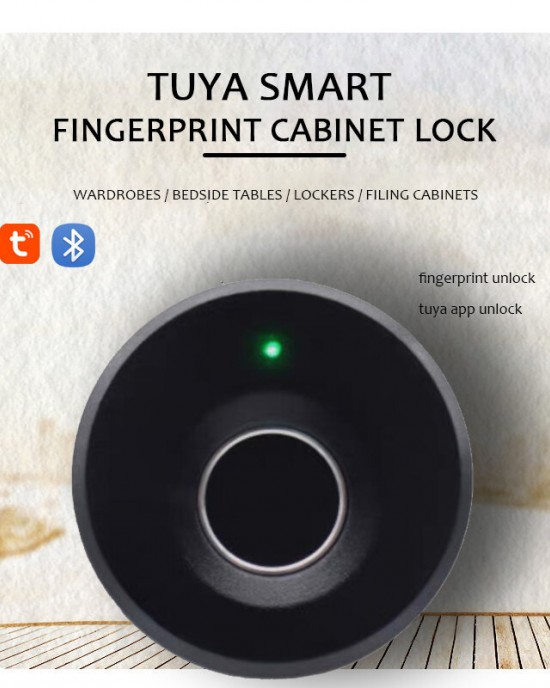 WAFU HF M3 Tuya Smart Fingerprint Lock Drawer Lock Intelligent Electronic Furniture Locker Lock suitable for Thickness 14 21mm WAFU HF M3 Tuya Smart Fingerprint Lock Drawer Lock Intelligent Electronic Furniture Locker Lock suitable for Thickness 14 21mm