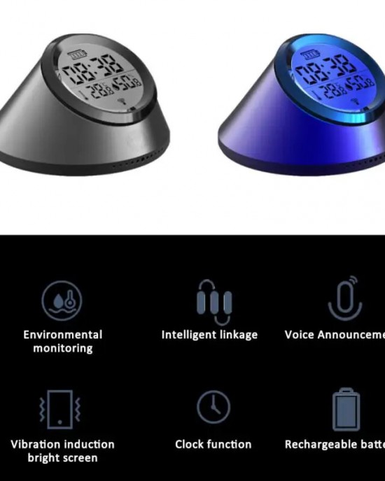 YXZBTHP 1 Tuya Smart Zigbe Temperature and Humidity Sensor Clock with Screen Backlight Temperature and Humidity Meter Display Smart Home Hygrometer Thermometer Work with Alexa Google Home YXZBTHP 1 Tuya Smart Zigbe Temperature and Humidity Sensor Clock with Screen Backlight Temperature and Humidity Meter Display Smart Home Hygrometer Thermometer Work with Alexa Google Home