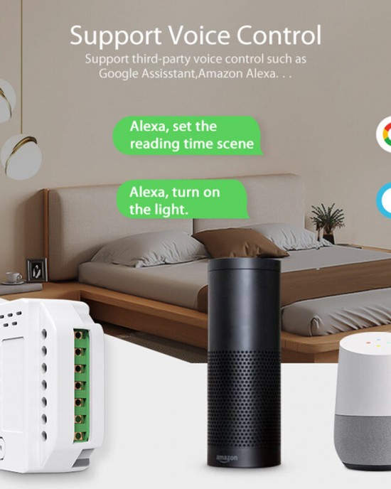 Tuya WiFi Zigbee Smart Light Switch 2 Gang Automation DIY Interrupter 2 Ways Control Voice Control Work with Alexa Google Assistant HomeKit Tuya WiFi Zigbee Smart Light Switch 2 Gang Automation DIY Interrupter 2 Ways Control Voice Control Work with Alexa Google Assistant HomeKit