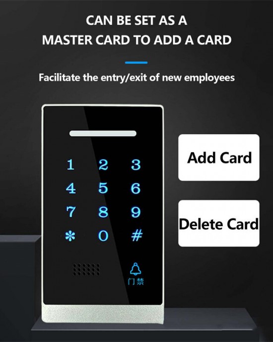 NB08 Security Door Access Control Keypad 1000 User Capacity Support Door Lock Keypad Controller Keyless Entry Pad NB08 Security Door Access Control Keypad 1000 User Capacity Support Door Lock Keypad Controller Keyless Entry Pad